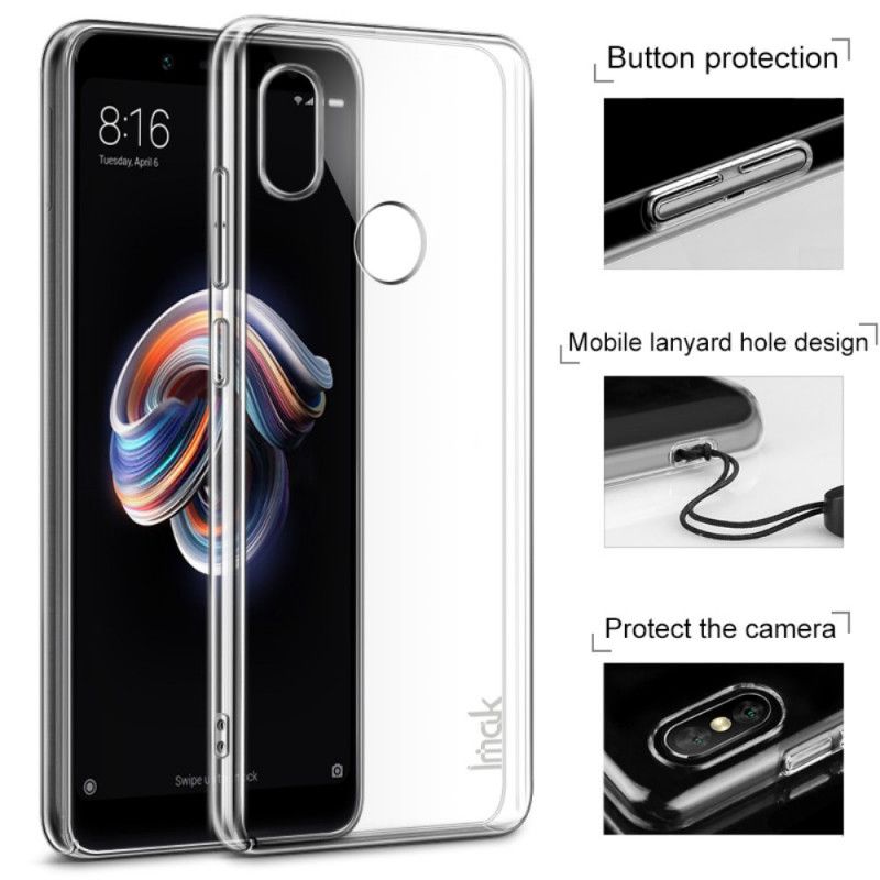 Hoesje Xiaomi Redmi Note 5 Imak Transparant Kristal