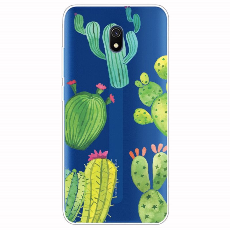 Case Hoesje Xiaomi Redmi 8A Telefoonhoesje Aquarel Cactus