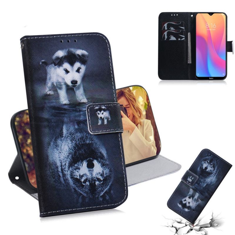 Flip Case Leren Xiaomi Redmi 8A Ernesto De Wolf