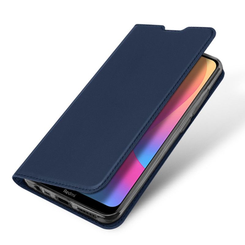 Folio-hoesje Xiaomi Redmi 8A Donkerblauw Zwart Dux Ducis Pro Serie Skin