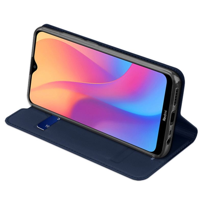 Folio-hoesje Xiaomi Redmi 8A Donkerblauw Zwart Dux Ducis Pro Serie Skin