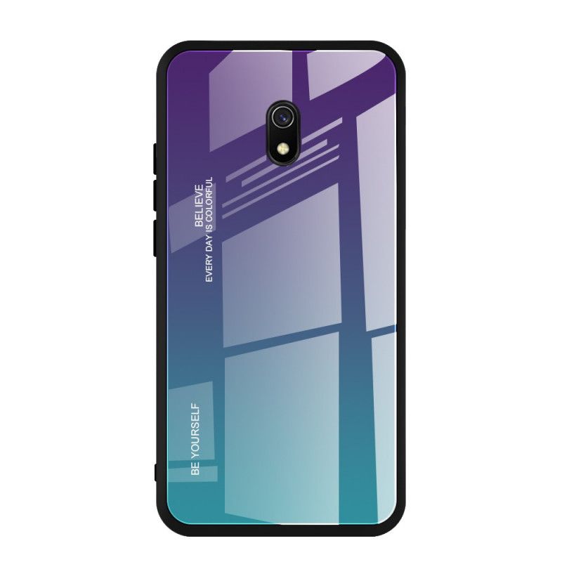 Hoesje Xiaomi Redmi 8A Donkerblauw Groen Gegalvaniseerde Kleur