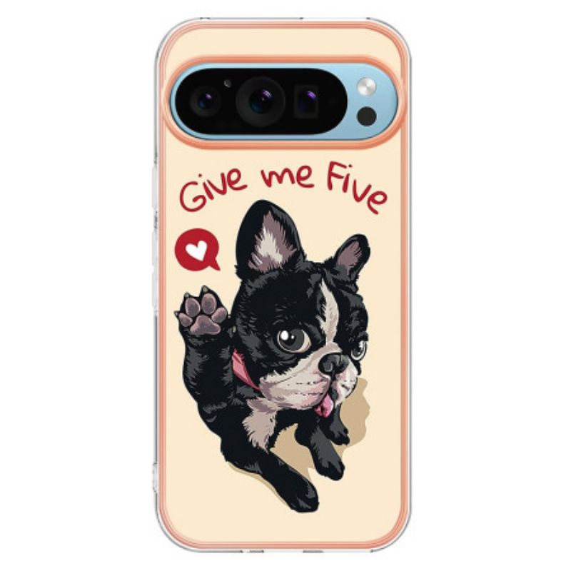 Case Hoesje Google Pixel 9 Pro Xl Telefoonhoesje Hond Geef Mij Vijf