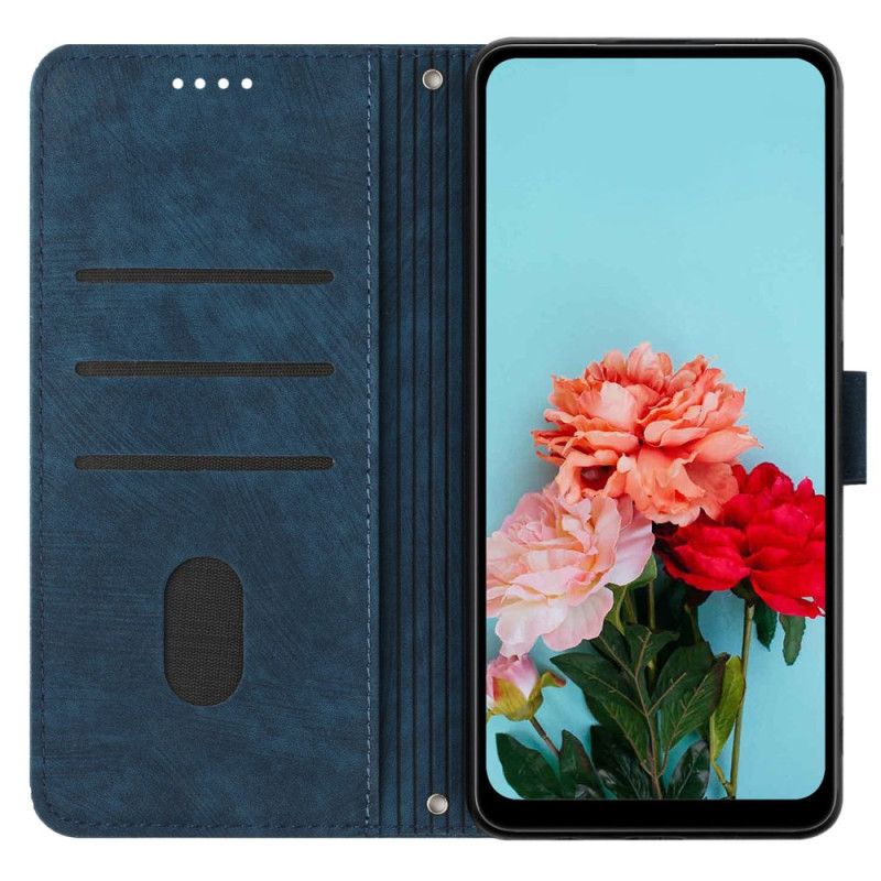 Folio-hoesje Google Pixel 9 Pro Xl Telefoonhoesje Lijnpatronen