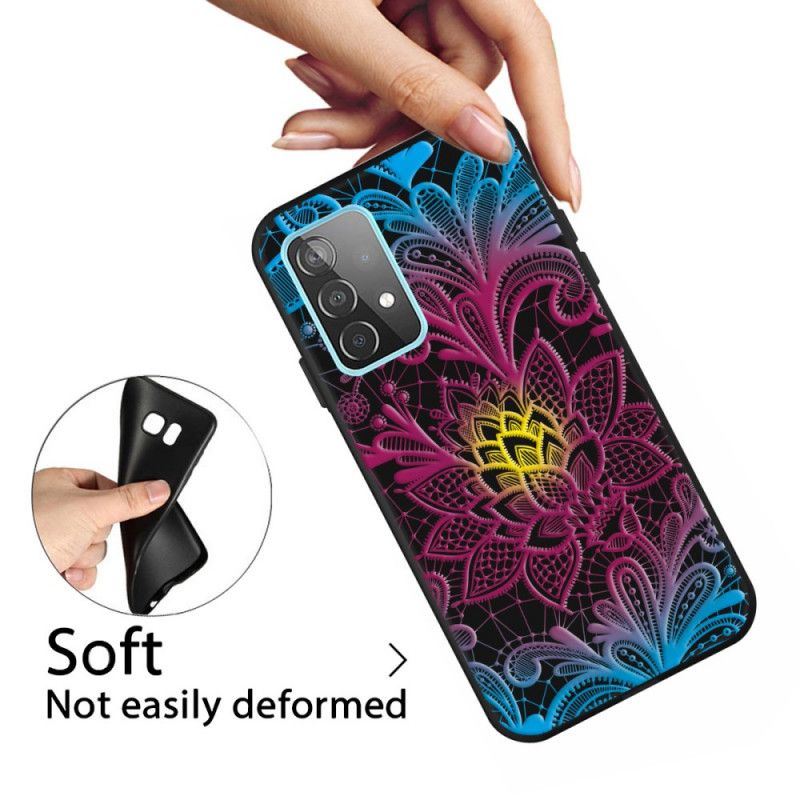 Case Hoesje Samsung Galaxy A72 4G / A72 5G Telefoonhoesje Intens Bloemig