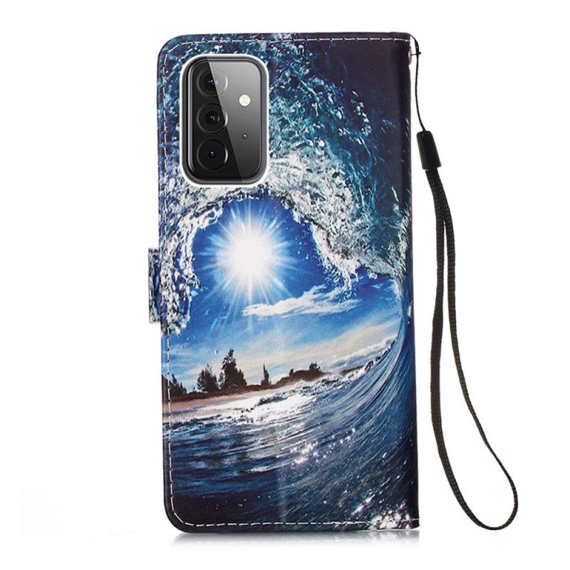 Cover Folio-hoesje Samsung Galaxy A72 4G / A72 5G Telefoonhoesje Hou Van De Golf