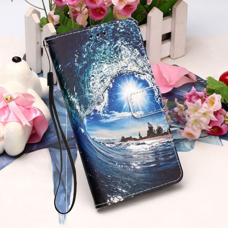 Cover Folio-hoesje Samsung Galaxy A72 4G / A72 5G Telefoonhoesje Hou Van De Golf