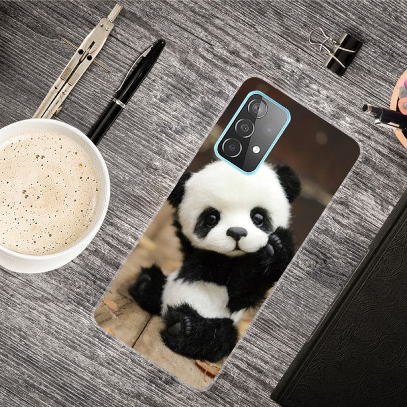 Hoesje Samsung Galaxy A72 4G / A72 5G Flexibele Panda