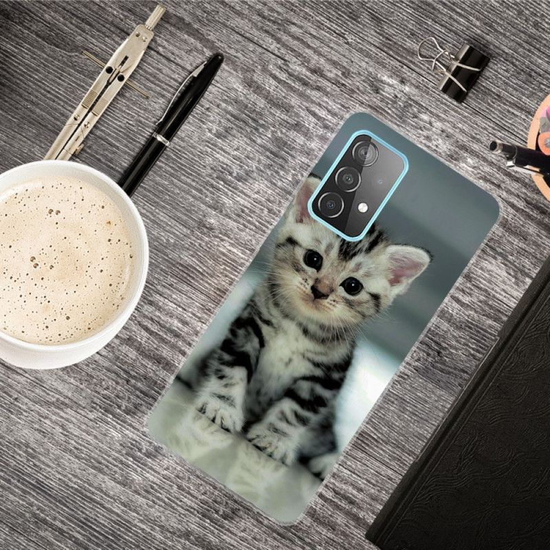 Hoesje Samsung Galaxy A72 4G / A72 5G Kitten Kitten