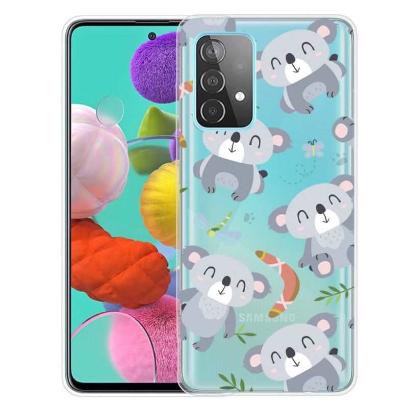 Hoesje Samsung Galaxy A72 4G / A72 5G Schattige Koala'S