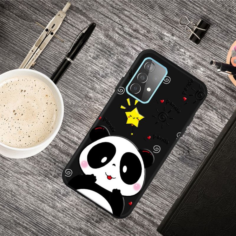 Hoesje voor Samsung Galaxy A72 4G / A72 5G Panda-Ster