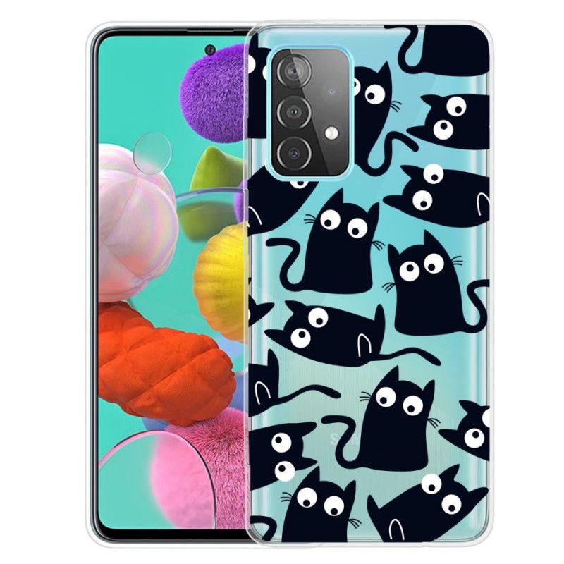 Hoesje voor Samsung Galaxy A72 4G / A72 5G Zwarte Muizen