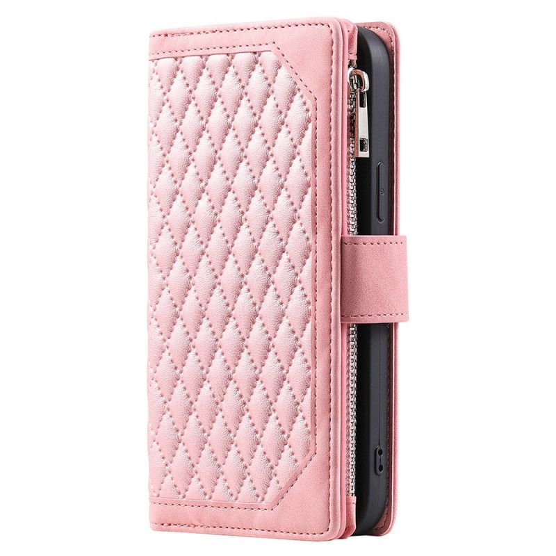 Flip Case Leren Xiaomi 14 Pro Gewatteerde Portemonnee Met Voering