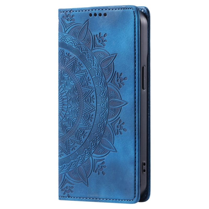 Flip Case Leren Xiaomi 14 Pro Mandala Suède-effect