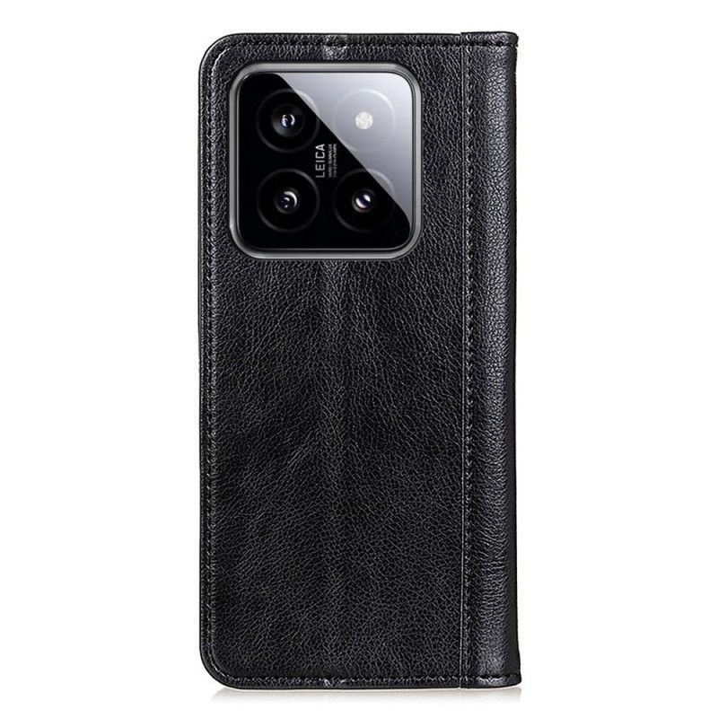 Folio-hoesje Xiaomi 14 Pro Splitleer Bescherming Hoesje