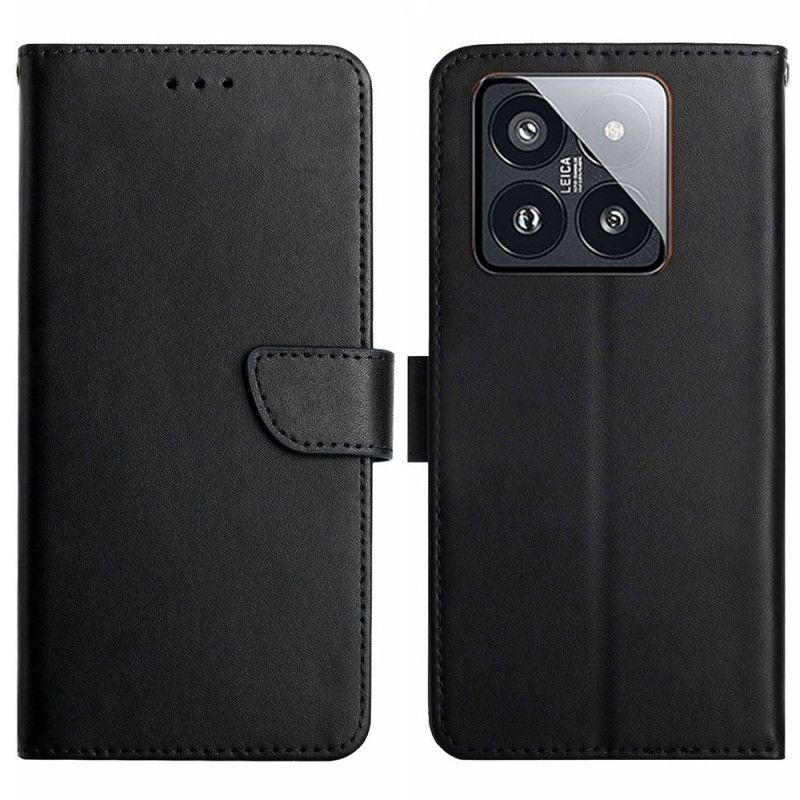 Leren Hoesje Xiaomi 14 Pro Nappaleer