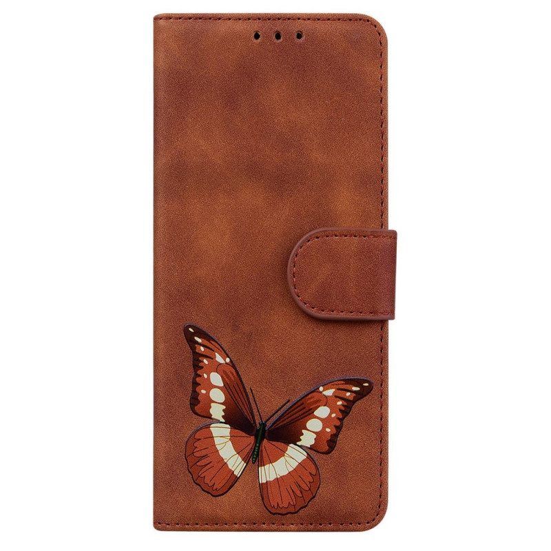 Flip Case voor Samsung Galaxy M53 5G Vlinder