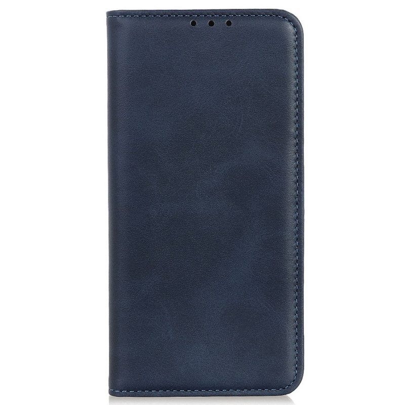 Folio-hoesje voor Samsung Galaxy M53 5G Gespleten Leer