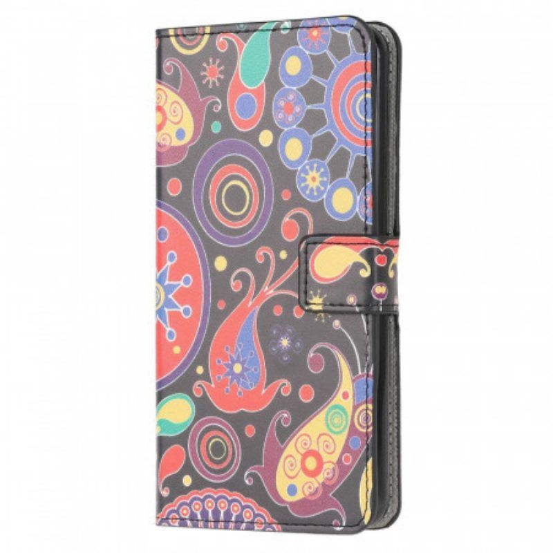 Folio-hoesje voor Samsung Galaxy M53 5G Galaxy Patroon