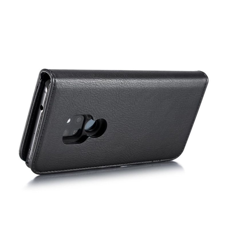 Flip Case Leren Huawei Mate 20 Grijs Zwart Dg. Afneembare Ming