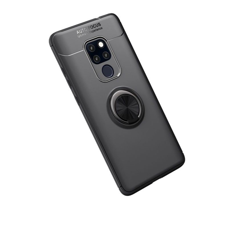 Hoesje Huawei Mate 20 Rood Zwart Roterende Ring