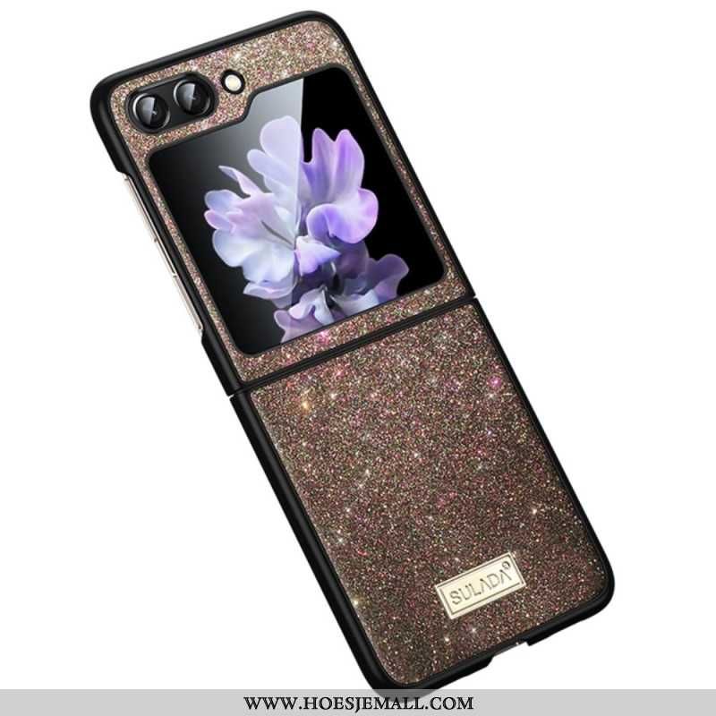 Cover Hoesje Samsung Galaxy Z Flip 6 Telefoonhoesje Sulada-glitter