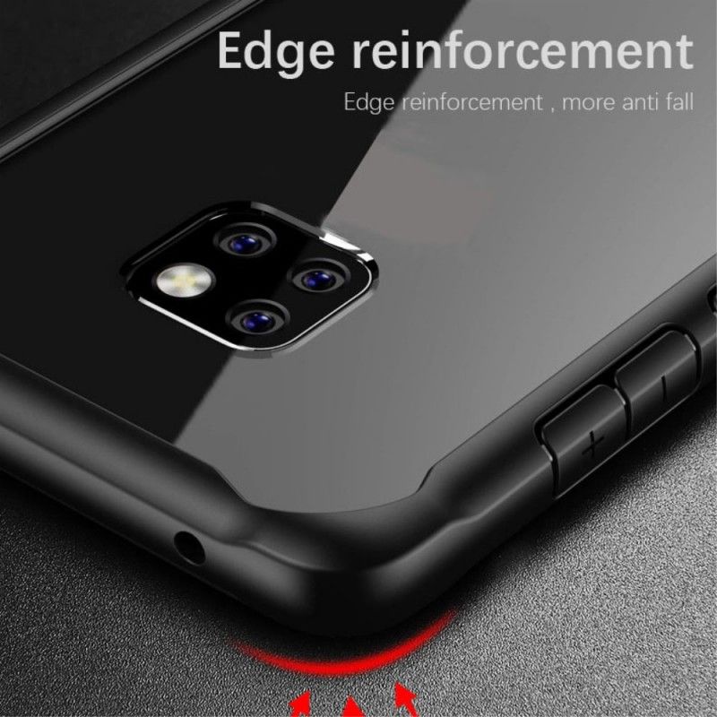 Case Hoesje Huawei Mate 20 Pro Rood Zwart Telefoonhoesje Ipaky Hybride Serie