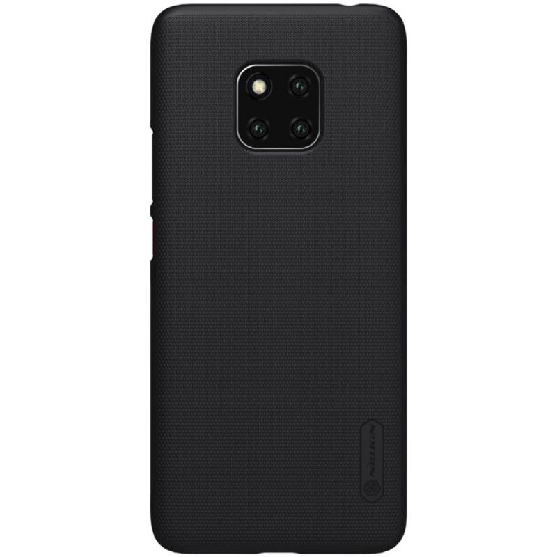 Cover Hoesje Huawei Mate 20 Pro Zwart Telefoonhoesje Stijve Frosted Nillkin