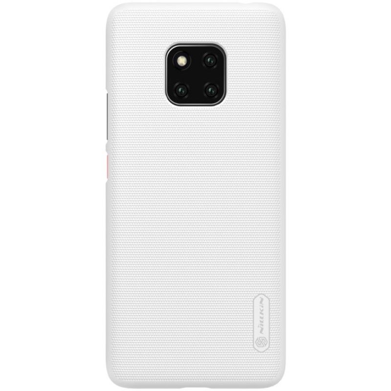 Cover Hoesje Huawei Mate 20 Pro Zwart Telefoonhoesje Stijve Frosted Nillkin