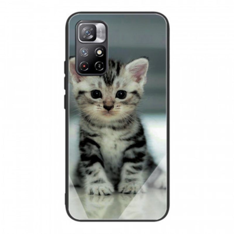 Hoesje voor Xiaomi Redmi Note 11 Pro Plus 5G Kitten Gehard Glas