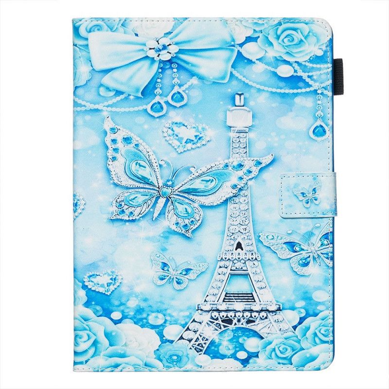 Bescherming Hoesje iPad Pro 10.5" Telefoonhoesje Diamanten Eiffeltoren