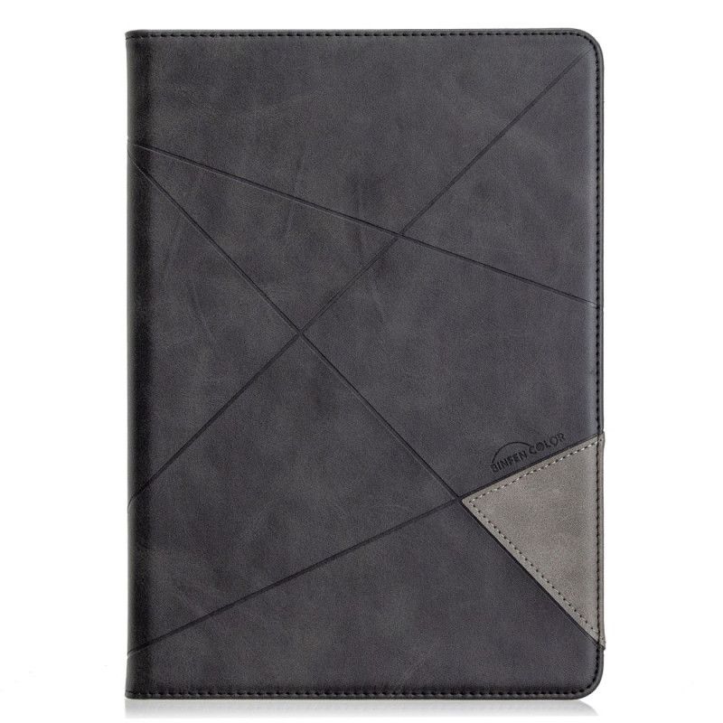 Case iPad Pro 10.5" Grijs Zwart Telefoonhoesje Geometrie