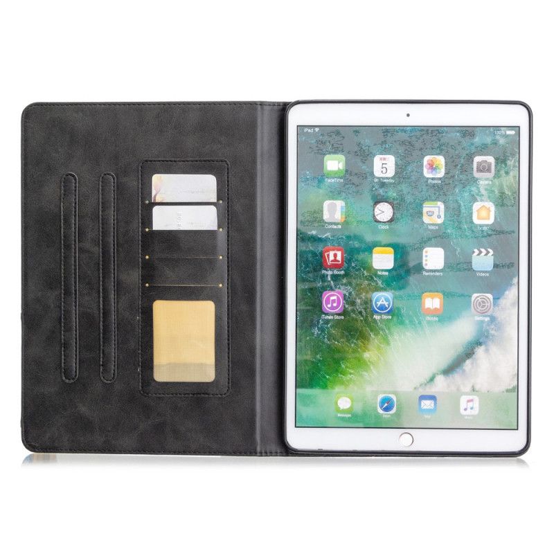 Case iPad Pro 10.5" Grijs Zwart Telefoonhoesje Geometrie