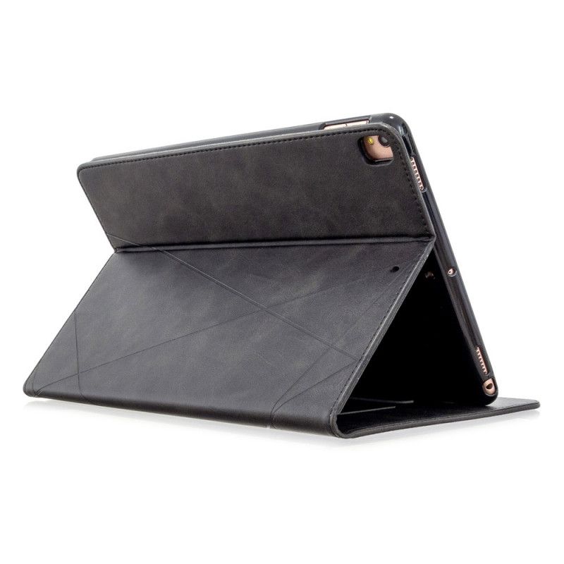 Case iPad Pro 10.5" Grijs Zwart Telefoonhoesje Geometrie