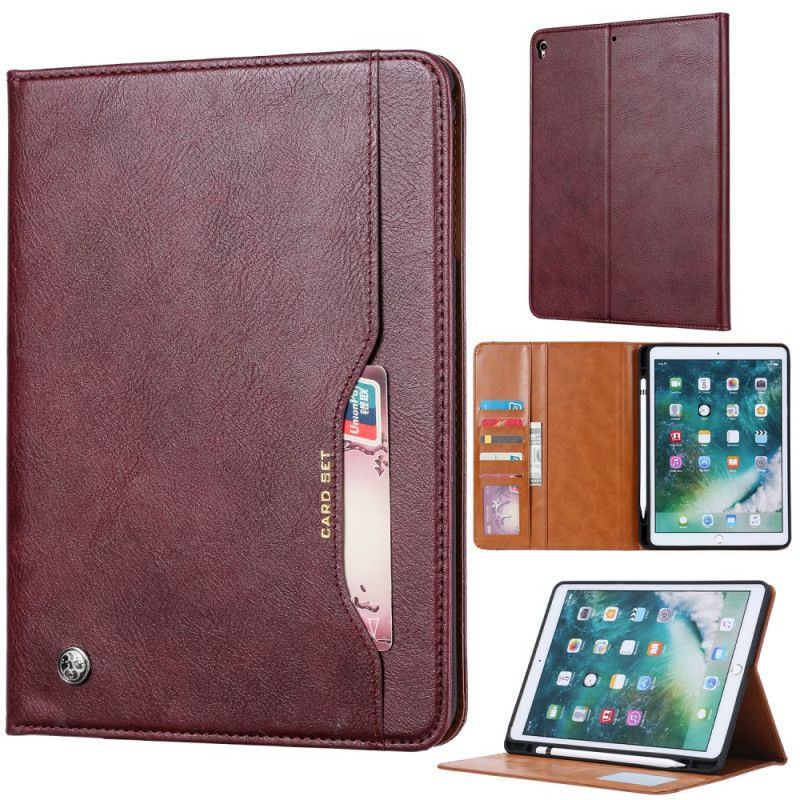 Cover voor iPad Pro 10.5" Rood Zwart Kaartenset