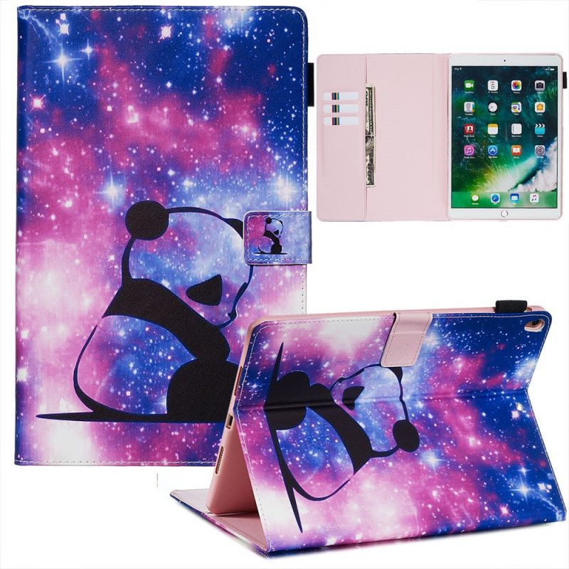 Flip Case Leren iPad Pro 10.5" Ruimtepanda