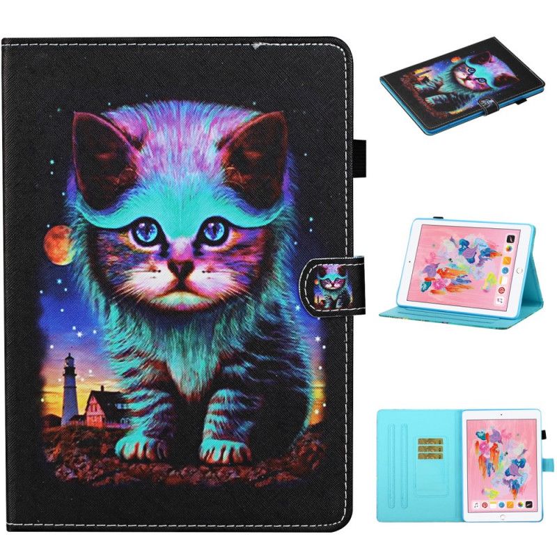 Leren Hoesje iPad Pro 10.5" Telefoonhoesje Elektrische Cat