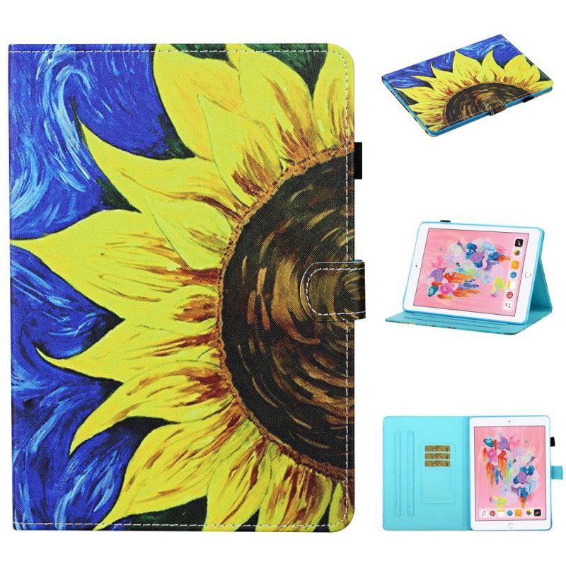 Leren Hoesje iPad Pro 10.5" Telefoonhoesje Zonnebloem