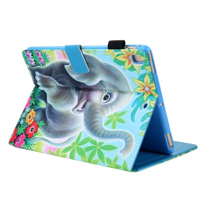 Leren Hoesje voor iPad Pro 10.5" Leuke Olifant