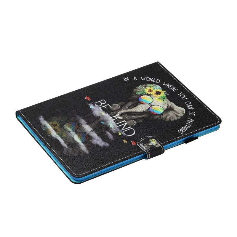 Leren Hoesje voor iPad Pro 10.5" Olifant Wees Aardig