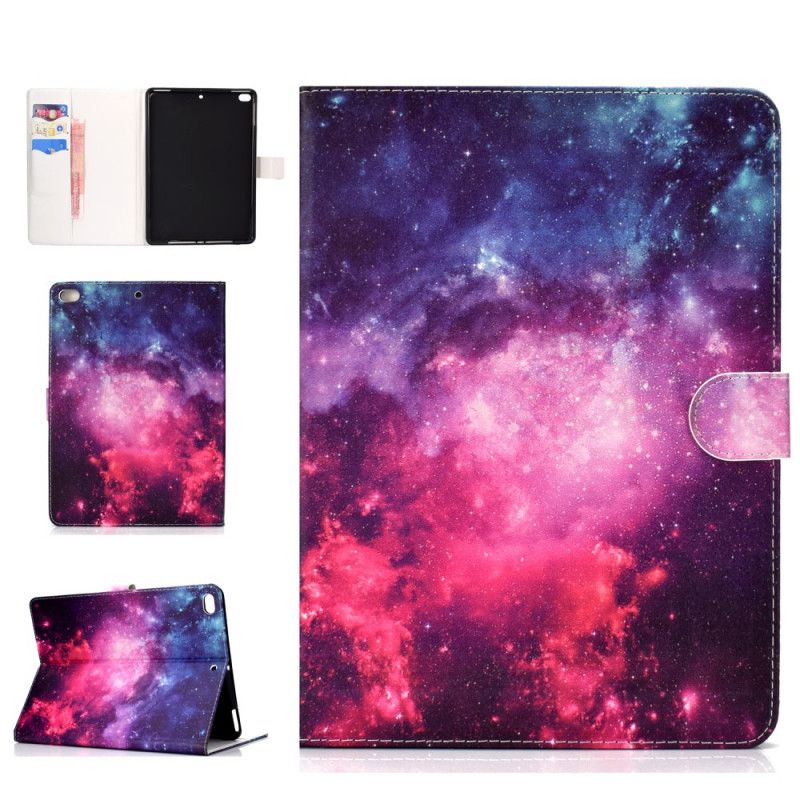 Leren Hoesje voor iPad Pro 10.5" Paars Heelal