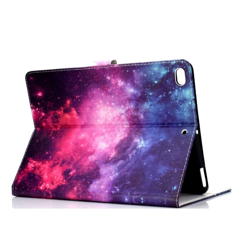 Leren Hoesje voor iPad Pro 10.5" Paars Heelal