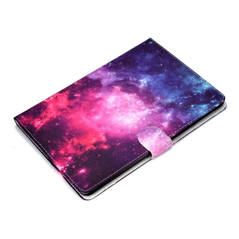 Leren Hoesje voor iPad Pro 10.5" Paars Heelal