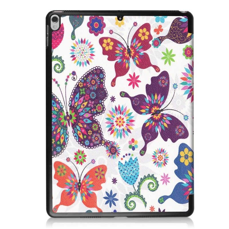 Leren Hoesje voor iPad Pro 10.5" Vlinders En Bloemen