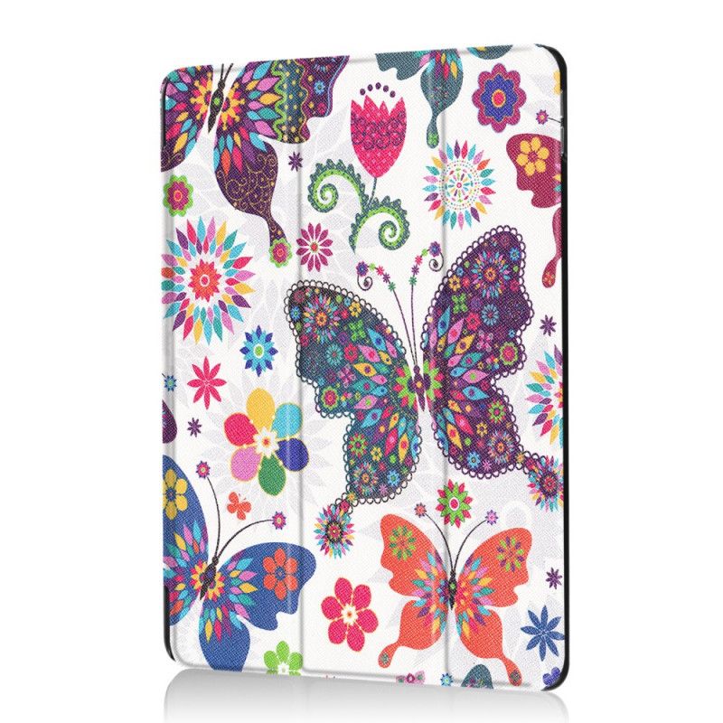 Smart Case iPad Pro 10.5" Versterkte Vlinders En Bloemen