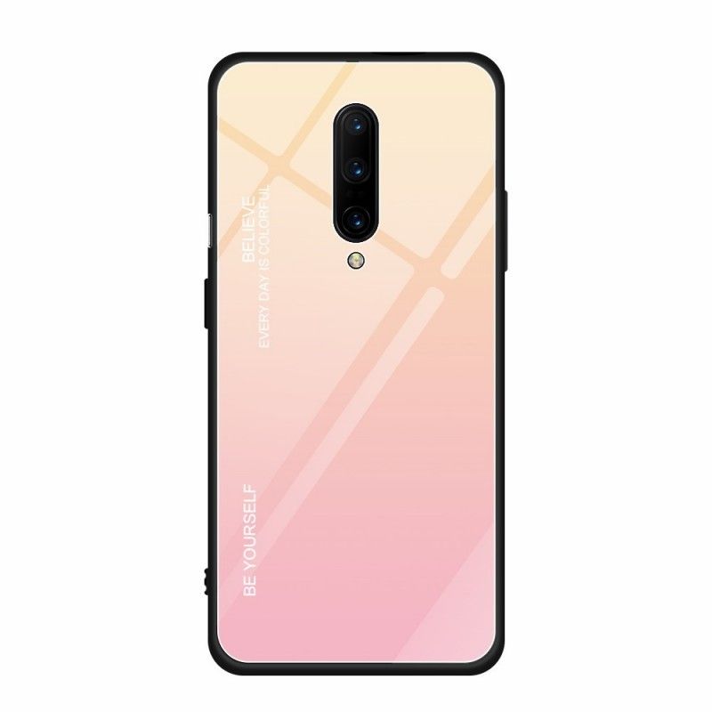 Case Hoesje OnePlus 7 Pro Groen Rood Telefoonhoesje Gegalvaniseerde Kleur