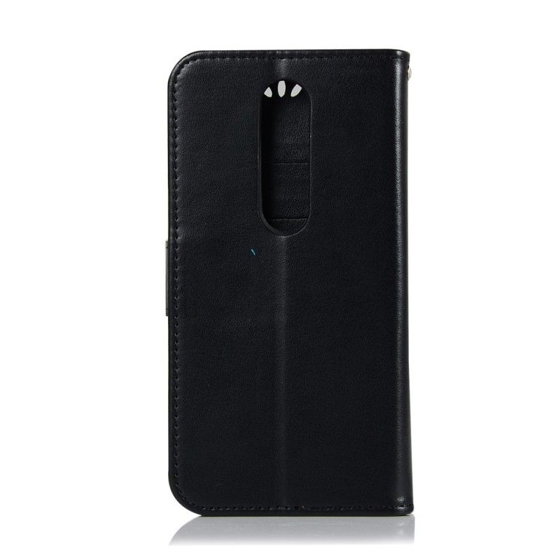 Flip Case Leren OnePlus 7 Pro Dromerige Uil