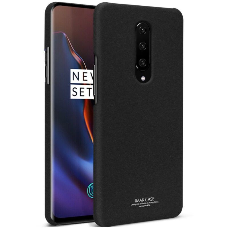 Hoesje OnePlus 7 Pro Donkerblauw Stijve Mat