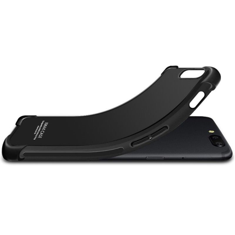 Hoesje OnePlus 7 Pro Transparant Zwart Imak Huidgevoel
