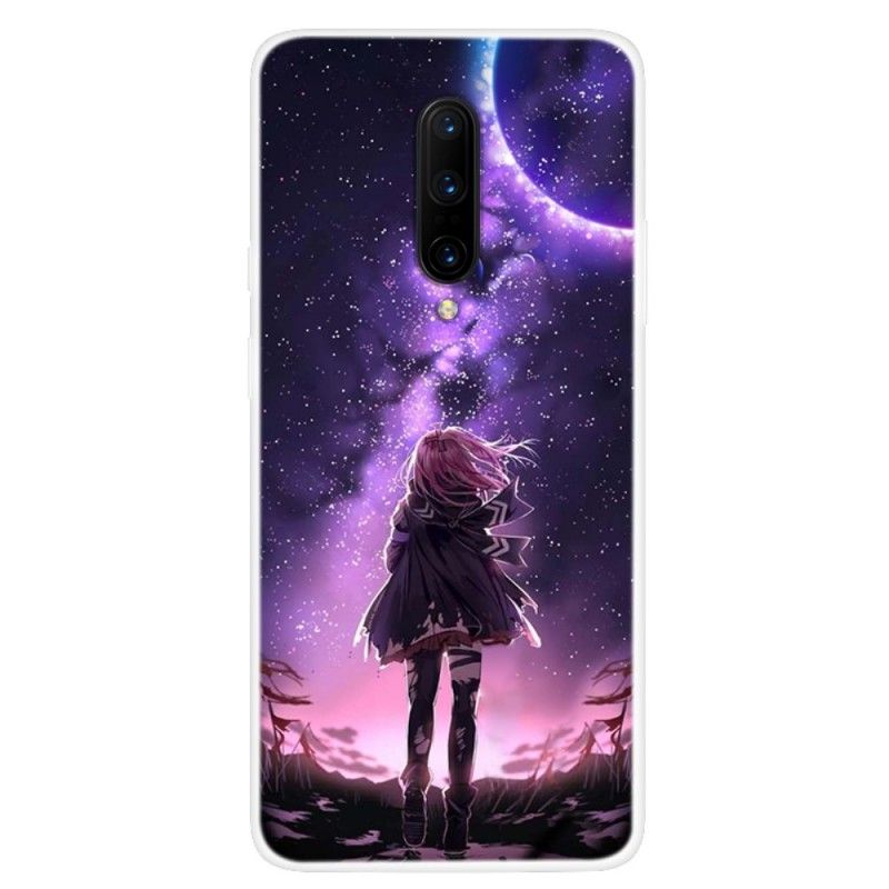 Hoesje voor OnePlus 7 Pro Magische Volle Maan